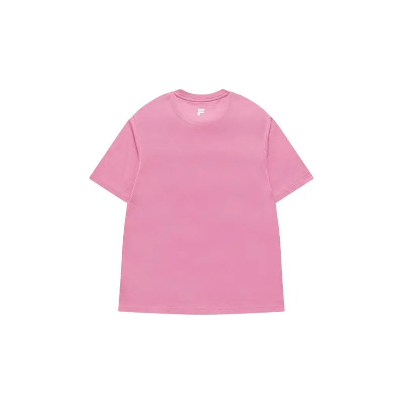 FILA FUSION T Shirt Unisex Begonia Barbie Pink-1