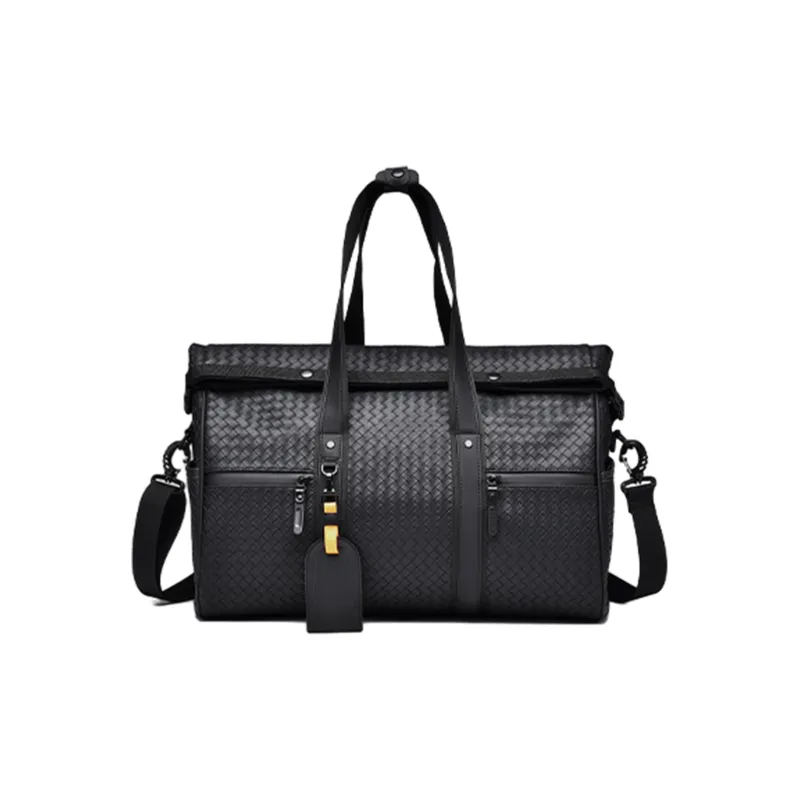 Slazenger PU Shoulder Bag Crossbody Bag Handbag Regular Unisex Black/Plaid-7
