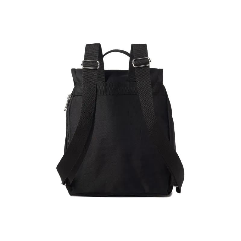 Emis Polyester Backpack Mini Unisex Black-2