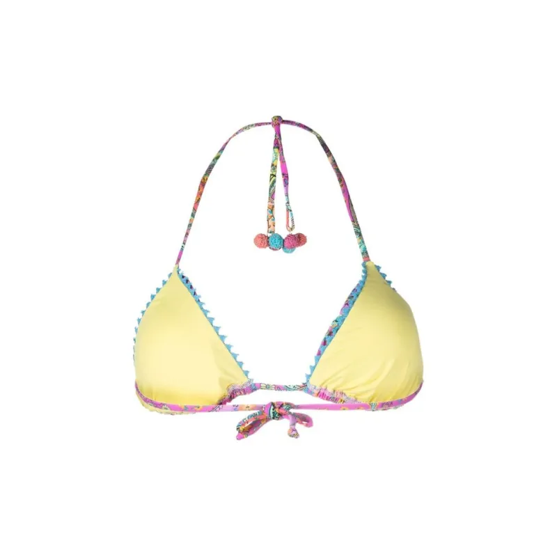 Twinset Paisley-print Triangle Bikini Top-1