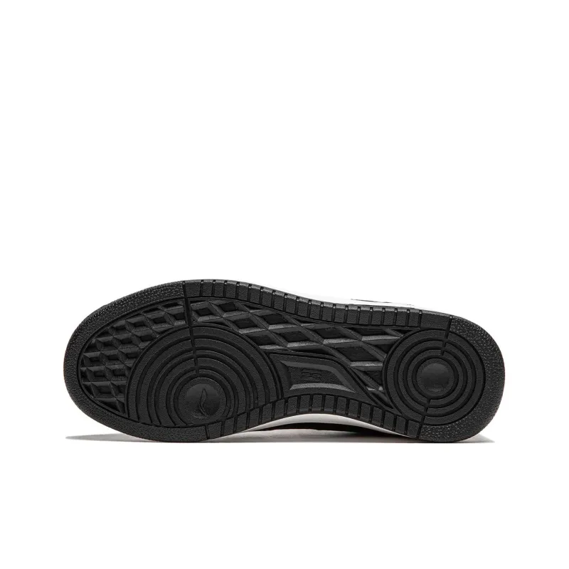 LiNing Tianji Slip Resistant, Abrasion Resistant, Lightweight, Breathable Low Top Skateboard Shoes Women's White Black-6