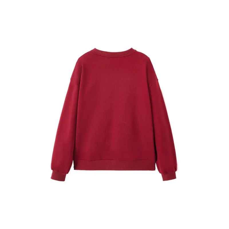 XIANGYING Sweatshirt Women's Red-1