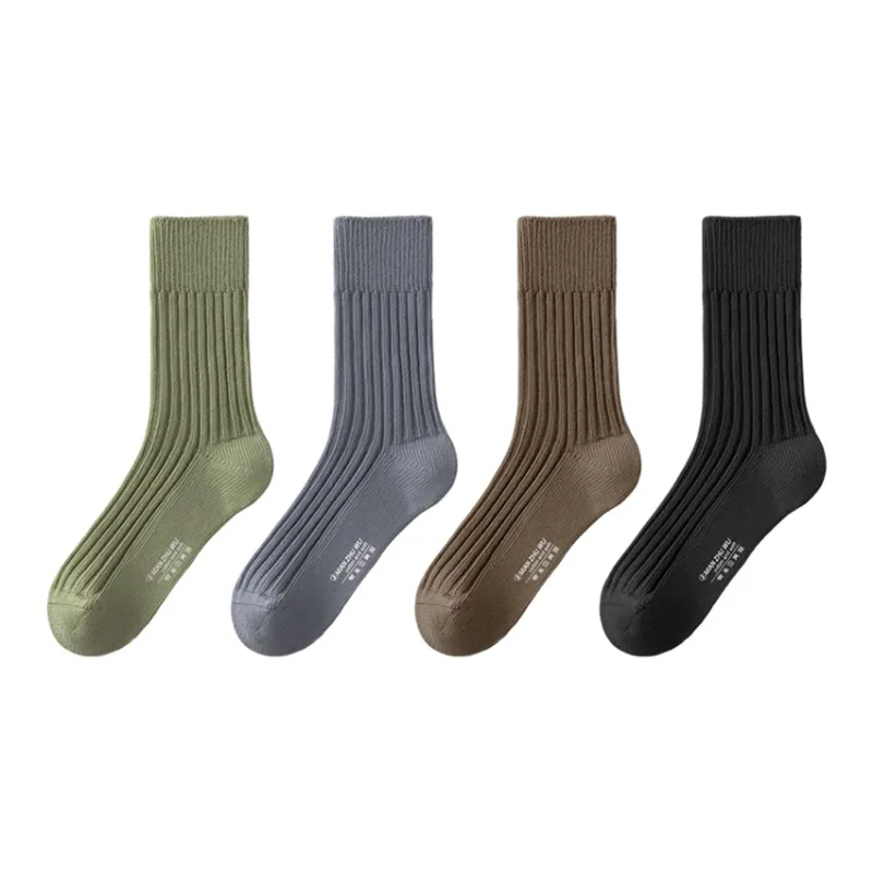 B&C.Room FW23 Mid Calf Socks Men's 4 Pack-3