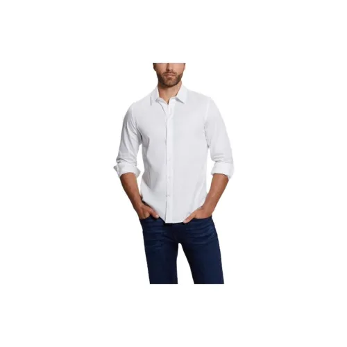 GUESS Shirts Men White