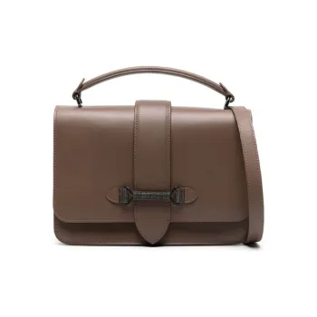 Brunello Cucinelli Monili Calfskin Handbag Shoulder Bag Crossbody Bag Women's Coffee