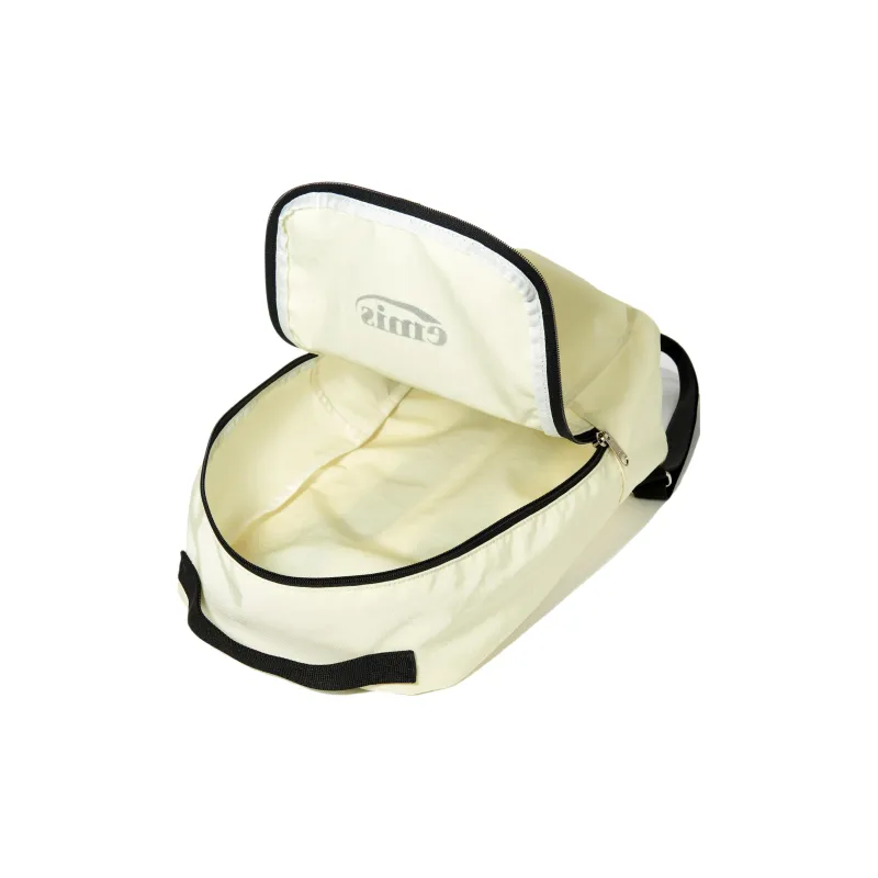 Emis Polyester Backpack Mini Unisex Beige-3