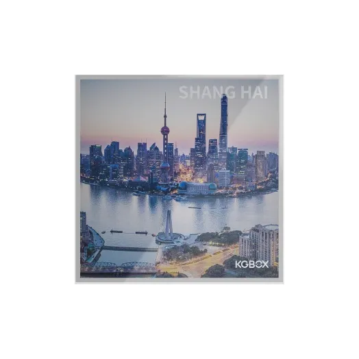 KGBOX Building Block City Skyline Acrylic One Piece Storage Picture Frame Transparent Display Case Model Accessories-6