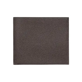 HERMES MC2 Epsom Calfskin Wallet Unisex 46 Ebene Ebony