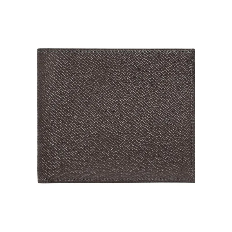HERMES MC2 Epsom Calfskin Wallet Unisex 46 Ebene Ebony-0