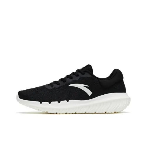 Anta Variety Training Collection Anti Slip Wear Resistant Low Top Training Shoes Men's Black White