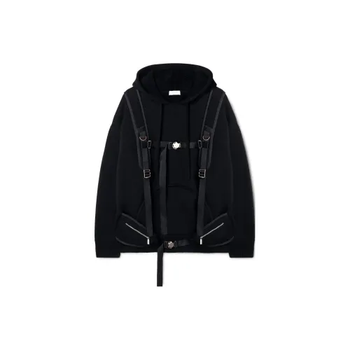 OFF-WHITE Harness Knitted Cotton Hoodie