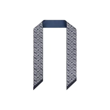 FERRAGAMO Silk Scarves Women's Dark Blue