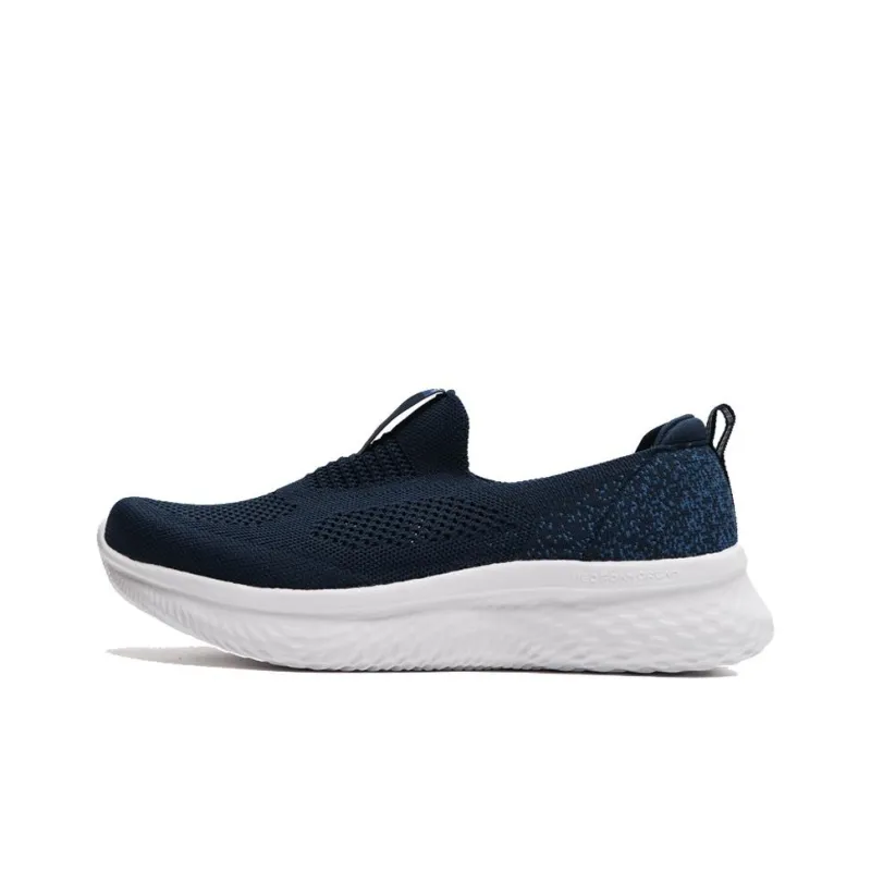 361° Wear resistant And Lightweight Low Top Running Shoes Men's Oil Ink Blue-0