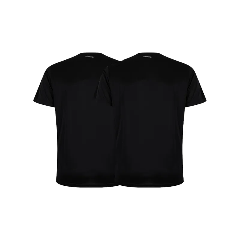 Adidas T-Shirts Men 2 Pack Black-1