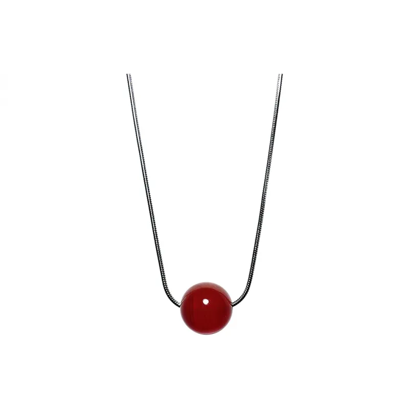MOUNTAINS AND MANS Agate Jade Necklaces Unisex-2