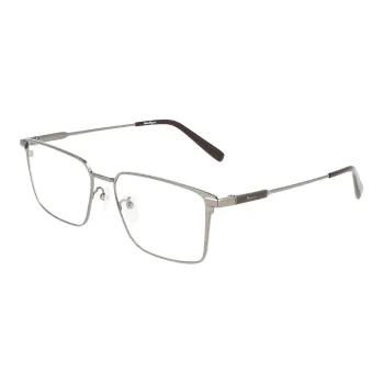FERRAGAMO   Irregular Shape Eyeglass Frames Men's Gray