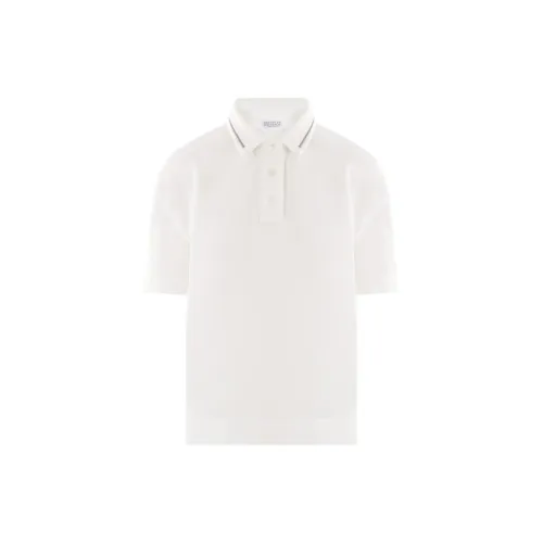 Brunello Cucinelli Polo Shirts Women's White