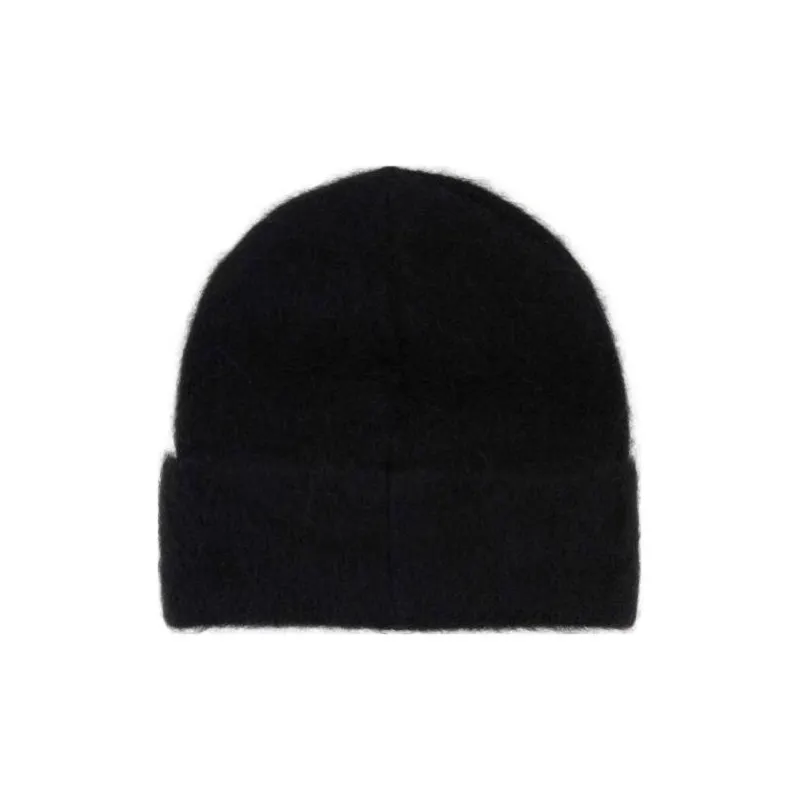 By Far Logo Patch Knit Beanie-1