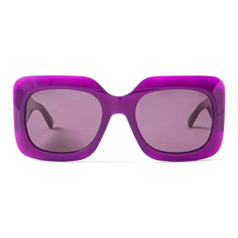 Jimmy Choo Metal Square Sunglasses Women's Purple-1
