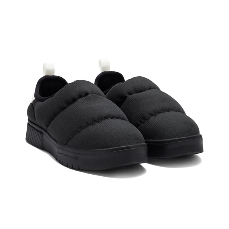 361° Warm Slip Resistant Low Top Skateboard Shoes Women's Black-3