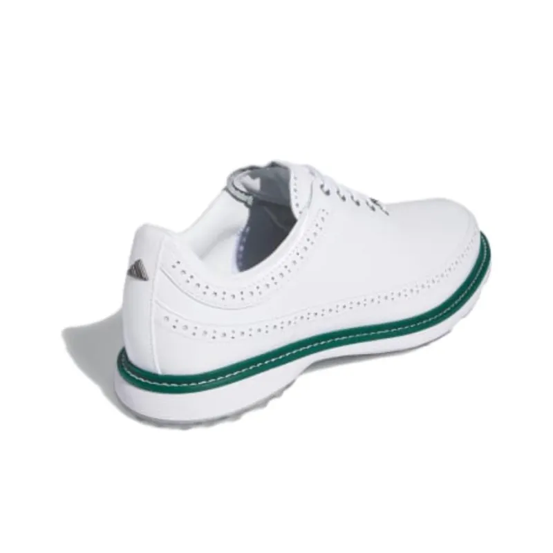 Adidas MC80 Spikeless Golf Cloud White Silver Metallic Collegiate Green-3