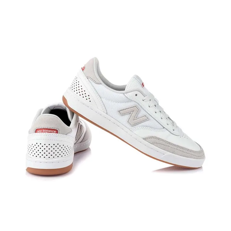 New Balance 440 Series Low Tops Casual Skateboarding Shoes White-4