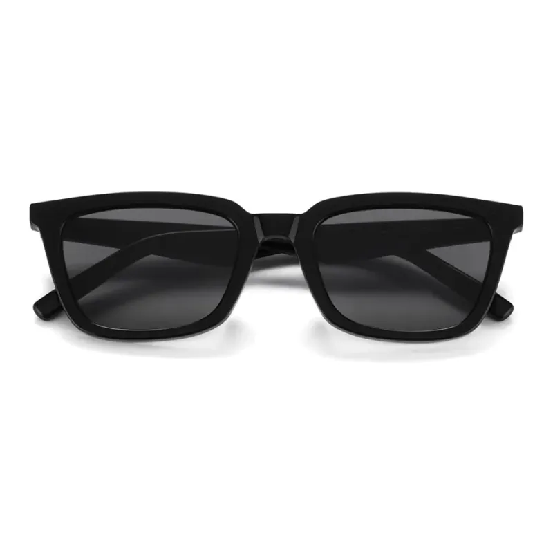 PUBLIC BEACON Rectangular Sunglasses Unisex Black-0