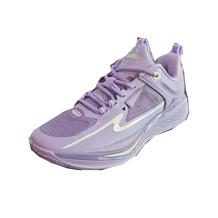 Erke Humble TD Slip Resistant Low Top Running Shoes Men's Purple-2