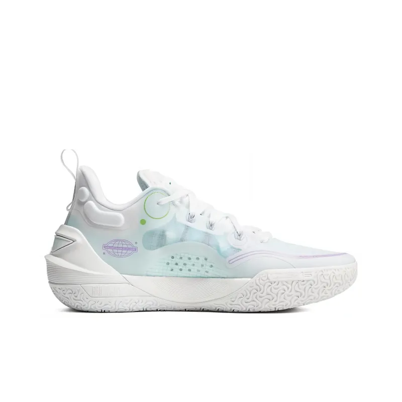 LiNing YuShuai 16 V2 Wear resistant And Lightweight Low Top Basketball Shoes Men's White-1