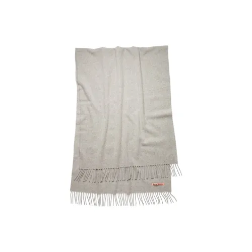 Acne Studios Knit Scarves Unisex Gray