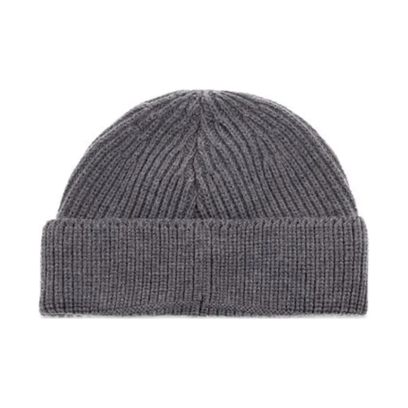 FERRAGAMO Wool Beanies Men's Gray-1