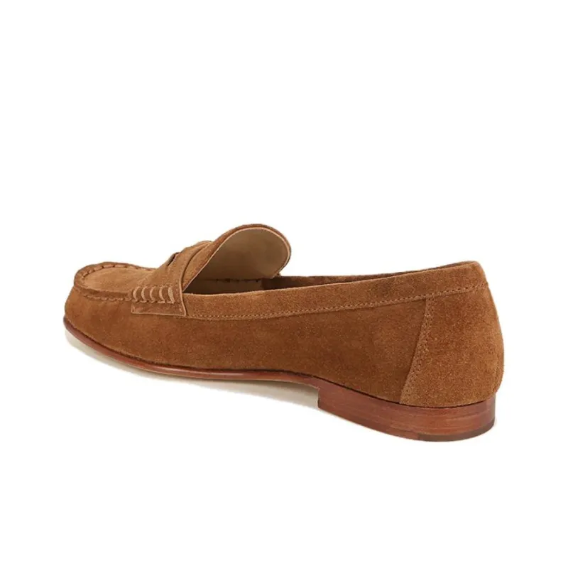 VERONICA BEARD Penny Loafers Women's Hazelnut Wood-4