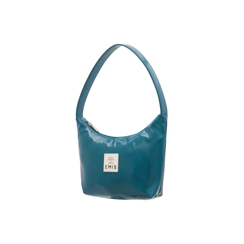 Emis Polyurethane One Shoulder Handbags Regular Women's Turquoise-1