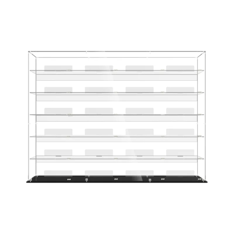 KGBOX For Building Block Speed Racing Full Set Cabinet Transparent Acrylic Display Case Model Accessories-3
