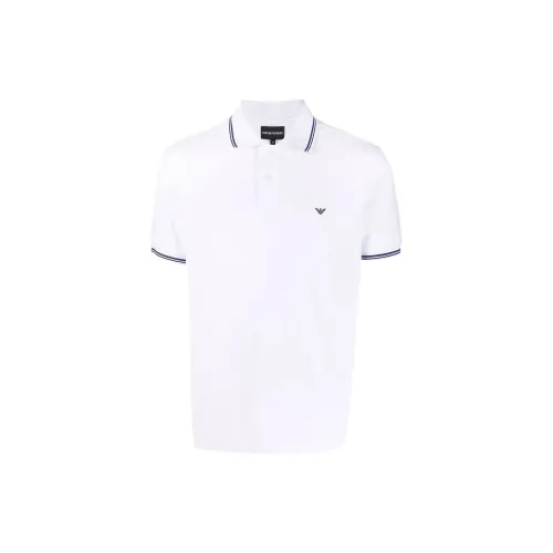 EMPORIO ARMANI Polo Shirts Men White