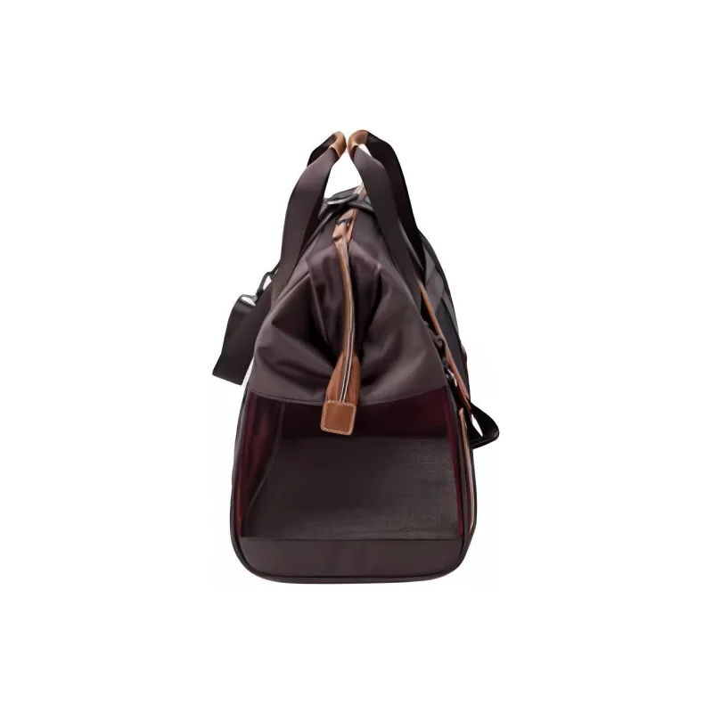 DELSEY Recycled Polyester Pet Bag One Shoulder Handbag Medium Size Unisex Umber-1