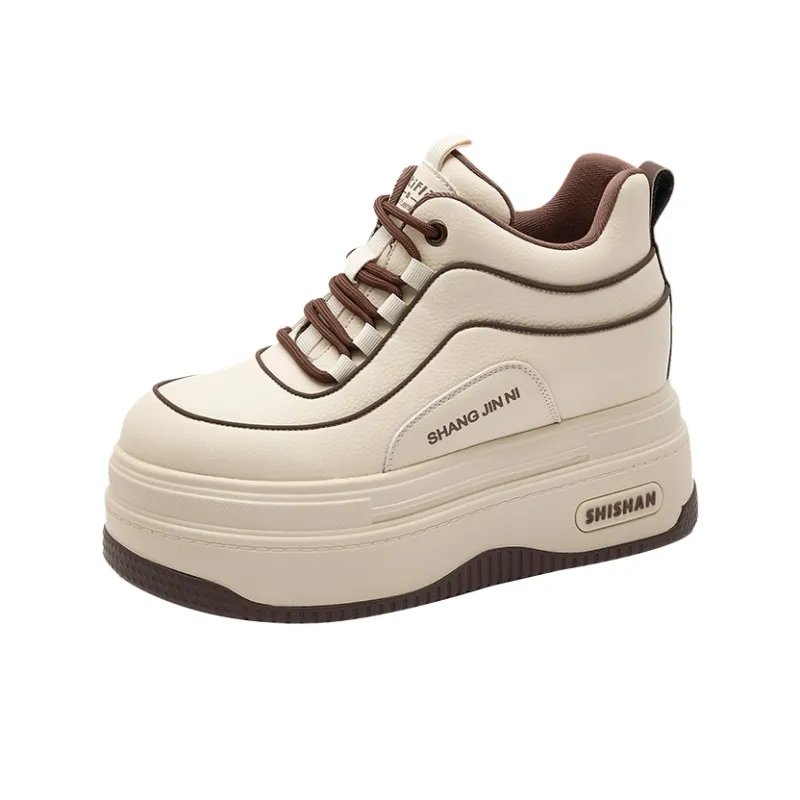 Milan Love Song Warm Wear Resistant Height Increasing Low Top Skateboard Shoes Women's-0