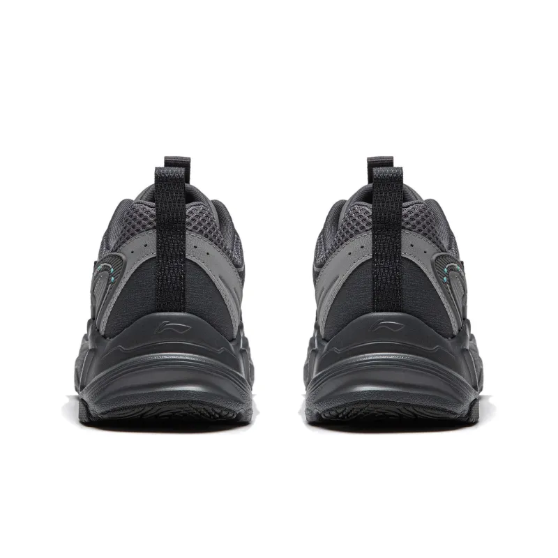 LiNing Meteor Cushioning Anti Slip And Wear Resistant Support Low Top Casual Shoes Men's Gray-5