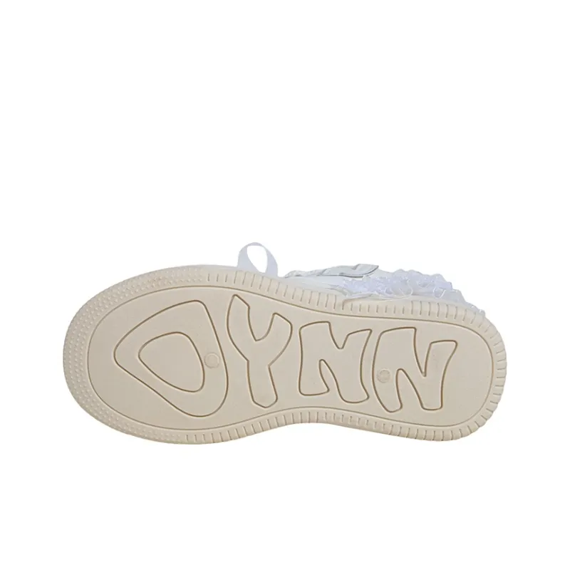 OYNN Young Baby Series Skateboard Shoes Women's Low Top Beige-5