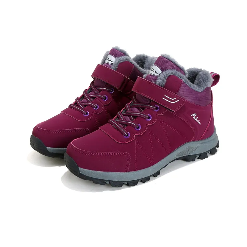 Mulinsen Outdoor Shoes Women's Low Top Black/Purple-6