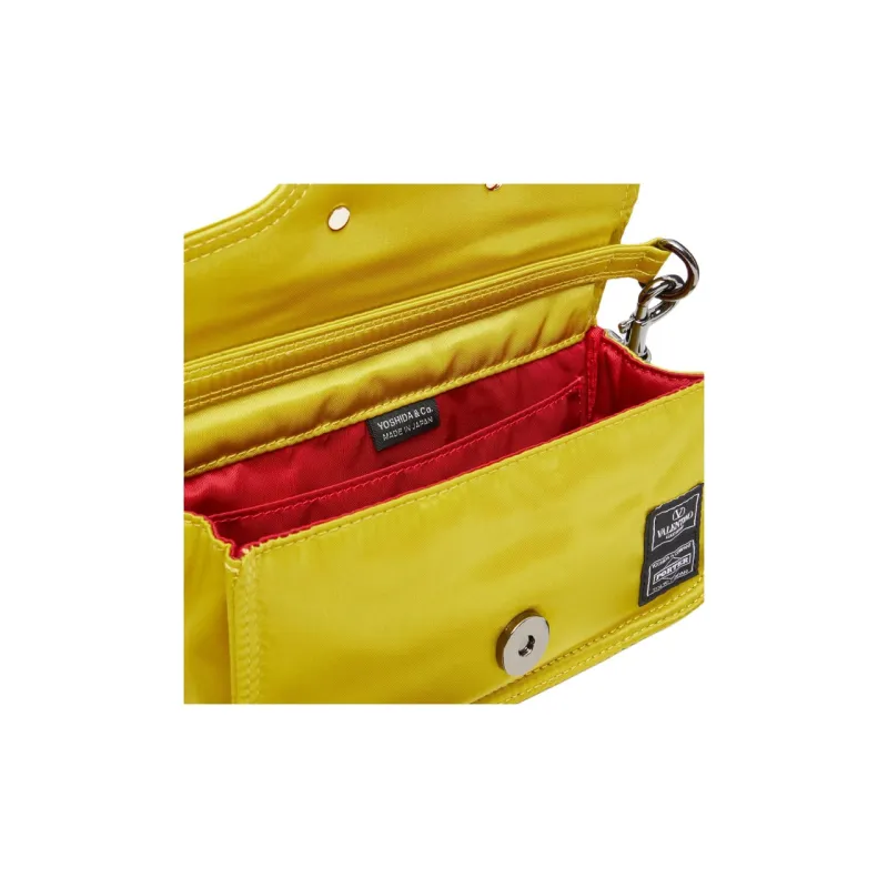 Valentino PORTER Locò Nylon Shoulder Bag Crossbody Bag Handbag Women's Yellow-6