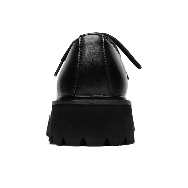 Chi Wolf Derby Shoes Casual Shoes Men's Black-3