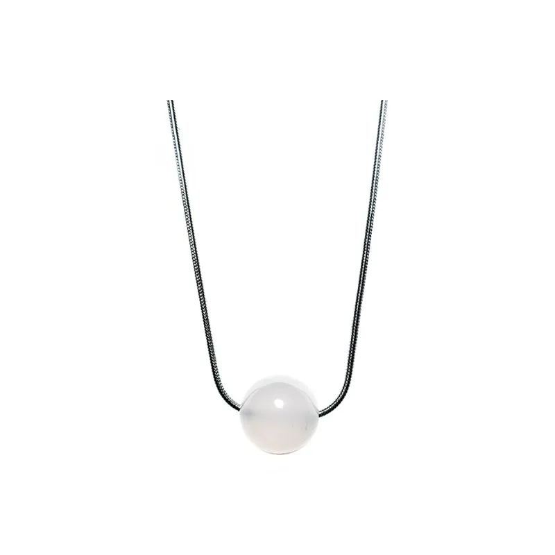 MOUNTAINS AND MANS Agate Jade Necklaces Unisex-6