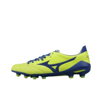 Mizuno Morelia Neo AG Rubber Short Studs Cushioning Wear Resistant Soccer Shoes Men's Green Blue