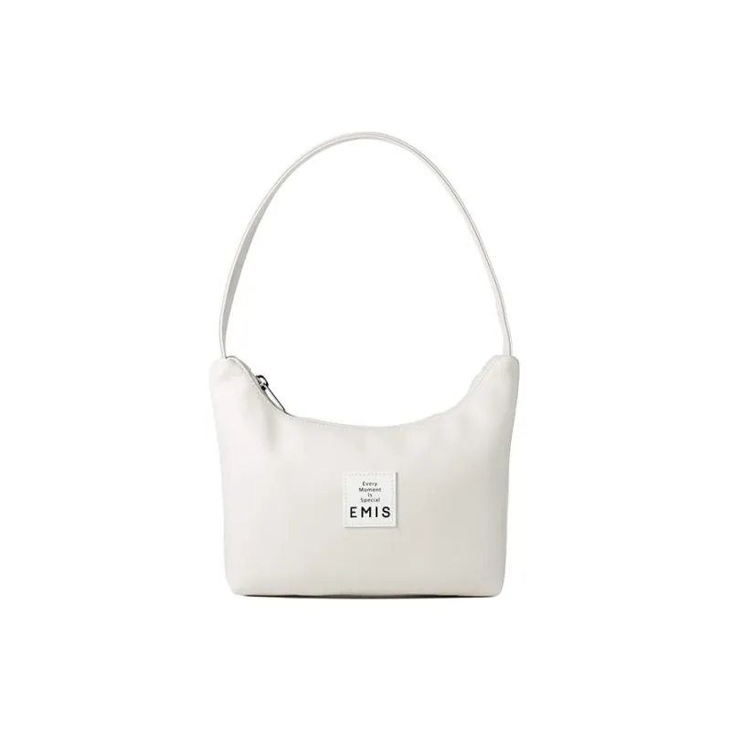 Emis PVC Handbag, Shoulder Bag Regular Unisex White-0