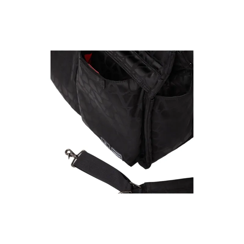 Valentino PORTER Nylon Tote Bag Shopping Bag Shoulder Bag Crossbody Bag Handbag Men's Black-6