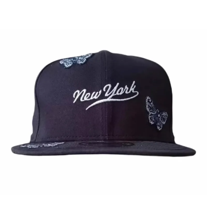 New Era Cotton Baseball Caps Unisex Dark Blue-1