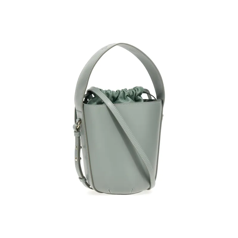 Chloe Calfskin Bucket Bag, Portable Crossbody Bag, Shoulder Bag Women's Light Blue-1