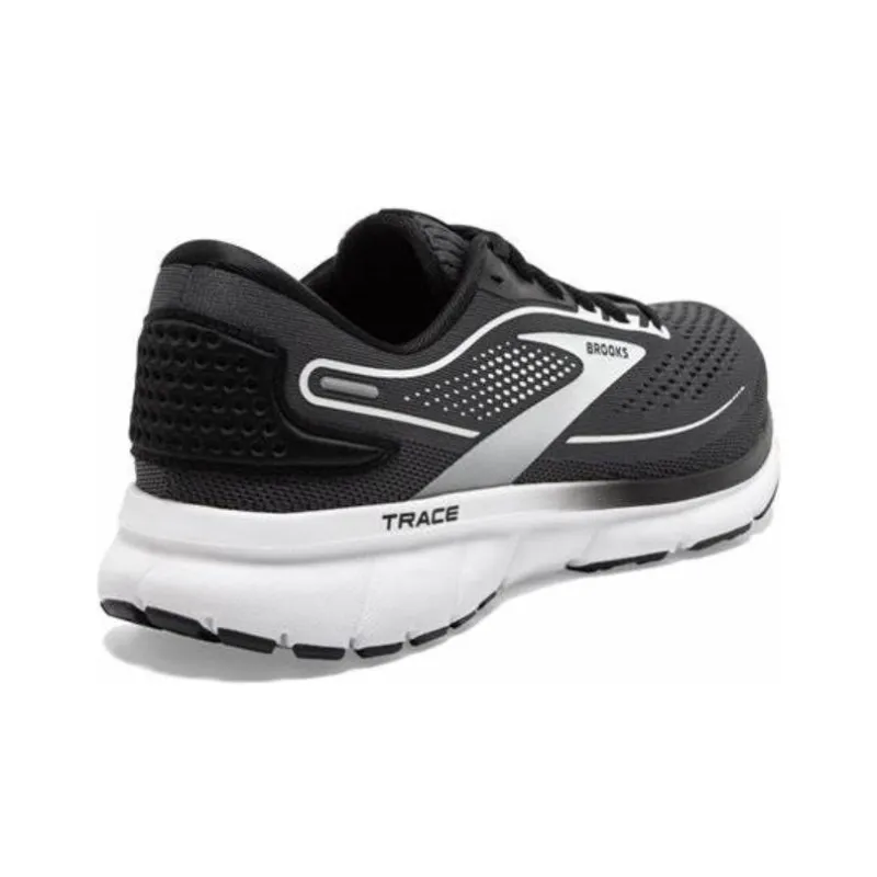 Brooks Trace 2 Anti Slip Wear Resistant Low Top Casual Running Shoes Women's Black Silver-2