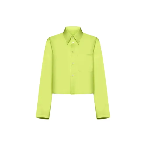 MM6 Maison Margiela Shirts Women's Neon Green